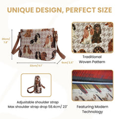 XB02-KGCS | KING CHARLES CAVALIER SPANIEL CROSS BODY BAG PURSE HANDBAG