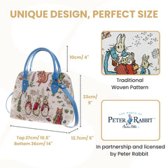 CONV-BP-PETER | Peter Rabbit Convertible Top Handle Purse Handbag