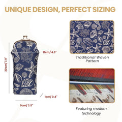 GPCH-SHELL | SEA SHELL GLASSES SUNGLASSES POUCH CASE