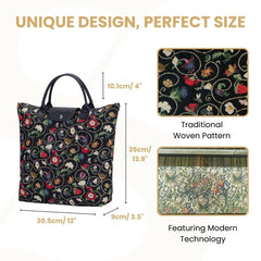 FDAW-JACOB | Jacobean Dream FOLDABLE REUSABLE GROCERY BAG