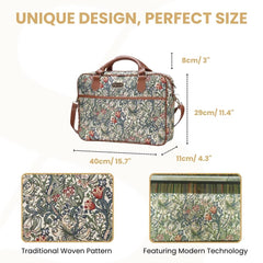 CPU-GLILY | William Morris Golden Lily Computer Laptop Bag Case 15.6