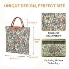 FDAW-GLILY | WILLIAM MORRIS GOLDEN LILY FOLDAWAY GROCERY BAG