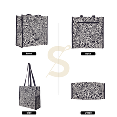 SHOP-ZEBRA| ZEBRA Shopper Bag