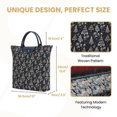 FDAW-XMAS-TREE | XMAS TREE FOLDABLE REUSABLE GROCERY BAG