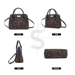 CONV-BM-EGYPT | Egyptian Convertible Top Handle Purse Handbag