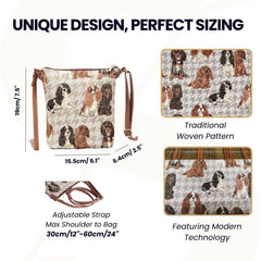 SLING-KGCS | KING CHARLES CAVALIER SPANIEL SLING BAG PURSE CROSSBODY
