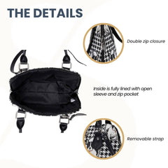 CONV-FREN | French Bulldog Convertible Top Handle Purse Handbag