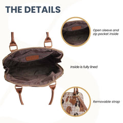 CONV-KGCS | King Charles Cavalier Spaniel Convertible Top Handle Purse Handbag
