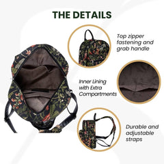 DAPK-MGDBK | Morning Garden Black daypack bag