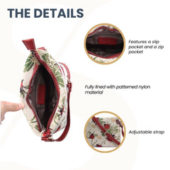 XB02-LDBD | LADYBUG CROSS BODY BAG PURSE HANDBAG