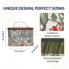 TOIL-GLILY | WILLIAM MORRIS GOLDEN LILY TOILETRY VANITY TRAVEL BAG