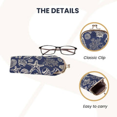 GPCH-SHELL | SEA SHELL GLASSES SUNGLASSES POUCH CASE