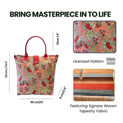 FOLD-WLSTRW | WILD STRAWBERRY FOLDING BAG