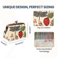 FRMP-MGD | MORNING GARDEN COIN CLASP FRAME PURSE WALLET