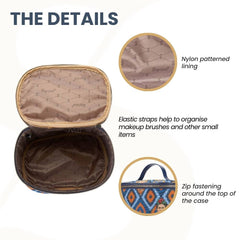TOIL-FKICON | FRIDA KAHLO ICON TOILETRY VANITY TRAVEL BAG