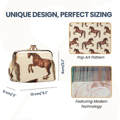FRMP-WHISTLE | WHISTLEJACKET COIN CLASP FRAME PURSE WALLET