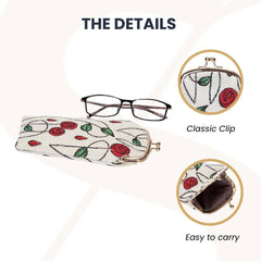 GPCH-RMSP | RENNIE MACKINTOSH SIMPLE ROSE GLASSES SUNGLASSES POUCH CASE