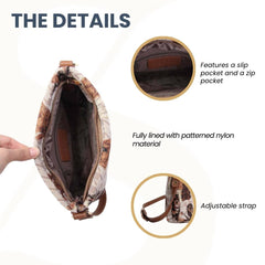 XB02-KGCS | KING CHARLES CAVALIER SPANIEL CROSS BODY BAG PURSE HANDBAG