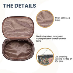 TOIL-PEO | PEONY TOILETRY VANITY TRAVEL BAG