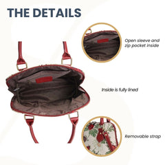 CONV-LDBD | Ladybug Convertible Top Handle Purse Handbag