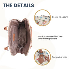 CONV-OWL | Owl Convertible Top Handle Purse Handbag