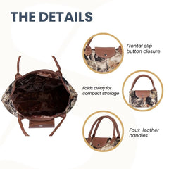 FDAW-CAT | CAT FOLDAWAY GROCERY BAG