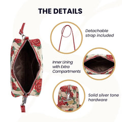 HPBG-FKROSE | Hip Bag - Frida Kahlo Rose
