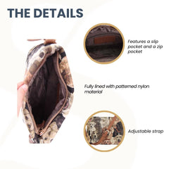 XB02-LAB | LABRADOR DOG CROSS BODY BAG PURSE HANDBAG