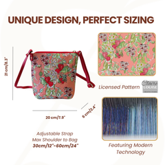 SLING-WLSTRW | Wild Strawberry Sling Bag Purse Crossbody