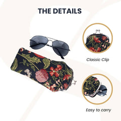 GPCH-MGDBK | MORNING GARDEN BLACK GLASSES SUNGLASSES POUCH CASE