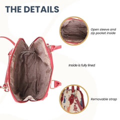 CONV-CHEKY | Cheeky Cat Convertible Top Handle Purse Handbag