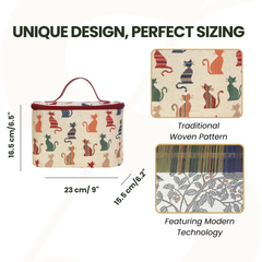 TOIL-CHEKY | CHEEKY CAT TOILETRY VANITY TRAVEL BAG