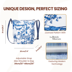 SLING-BM-CHINO | British Museum Chinoiserie Sling Bag Crossbody