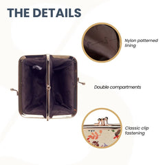FRMP-OWL | OWL COIN CLASP FRAME PURSE WALLET