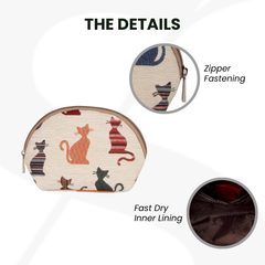 COSM-CHEKY | Cheeky Cat Cosmetic Make Up Bag
