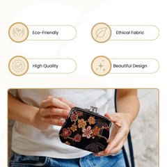 FRMP-SAKURA | UME SAKURA COIN CLASP FRAME PURSE WALLET