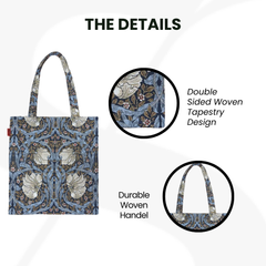 FLAT-PIMPERNEL-BL|  WILLIAM MORRIS PIMPERNEL AND THYME BLUE - FLAT BAG