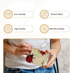 FRMP-LDBD | LADYBUG COIN CLASP FRAME PURSE WALLET