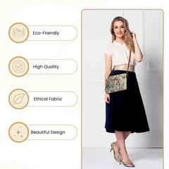 XB02-GLILY | WILLIAM MORRIS GOLDEN LILY CROSS BODY BAG PURSE HANDBAG