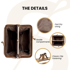 FRMP-MGD | MORNING GARDEN COIN CLASP FRAME PURSE WALLET
