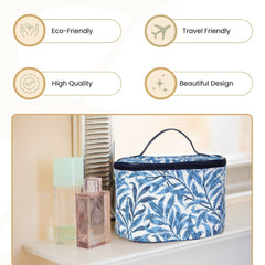 TOIL-WIOW | WILLIAM MORRIS WILLOW BOUGH TOILETRY VANITY TRAVEL BAG