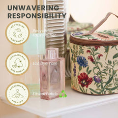 TOIL-MGD | MORNING GARDEN TOILETRY VANITY TRAVEL BAG