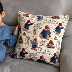 CCOV-PADD | Paddington Bear Decorative Design Fashion Home Pillow 18x18 Inch