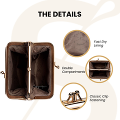 FRMP-JACOB | JACOBEAN DREAM COIN CLASP FRAME PURSE WALLET