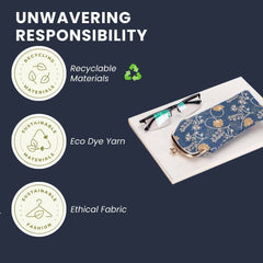 GPCH-AUST | JANE AUSTEN BLUE GLASSES SUNGLASSES POUCH CASE