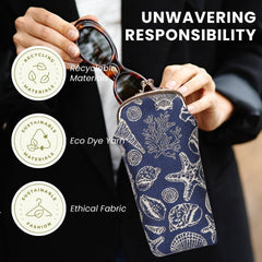 GPCH-SHELL | SEA SHELL GLASSES SUNGLASSES POUCH CASE