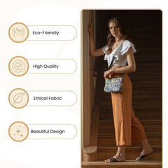XB02-ART-VG-IRIS | VAN GOGH IRIS CROSS BODY BAG PURSE HANDBAG