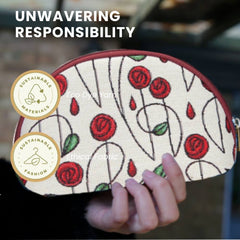 COSM-RMSP | Mackintosh Simple Rose Cosmetic Make Up Bag
