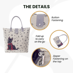 FOLD-SCOTTIE | SCOTTIE DOG FOLDING BAG