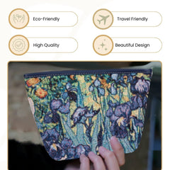 MAKEUP-ART-VG-IRIS | VAN GOGH IRIS  MAKE UP COSMETIC BAG